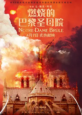 《燃烧的巴黎圣母院》 (2022) 【剧情/惊悚/传记/法国】 1080P 3.1G 真实灾难重现 | 巴黎圣母院浴火重生纪实