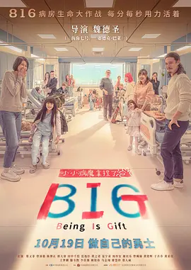 《816 BIG》 (2023) 【剧情/中国台湾】 4K超清 4.6G 癌症病房的治愈奇迹 | 魏德圣温情新作